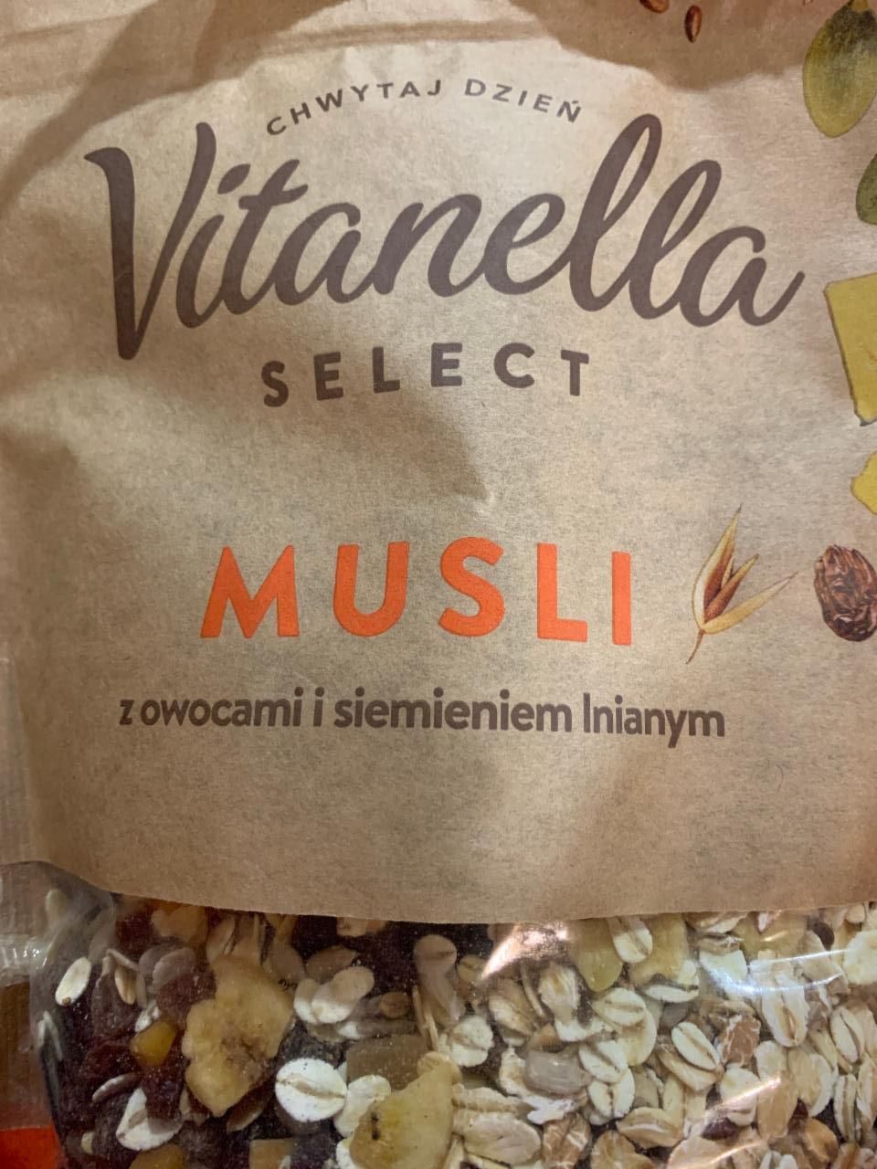 Zdjęcia - Musli z owocami i siemieniem lnianym Vitanella Select
