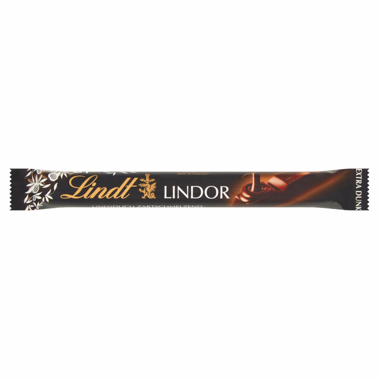 Zdjęcia - Lindt Lindor Czekolada gorzka z delikatnie rozpływającym się nadzieniem 38 g