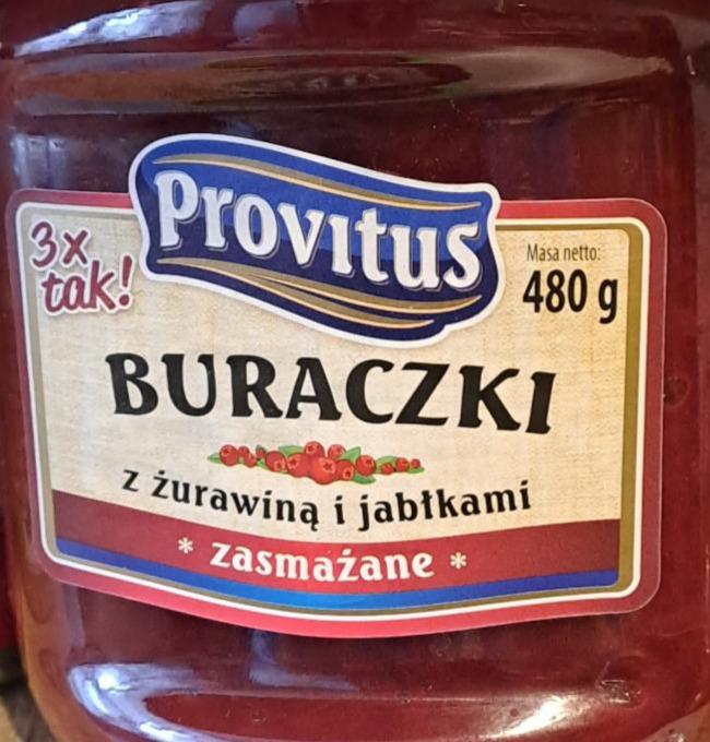 Zdjęcia - Provitus Buraczki z żurawiną i jabłkami zasmażane 480 g