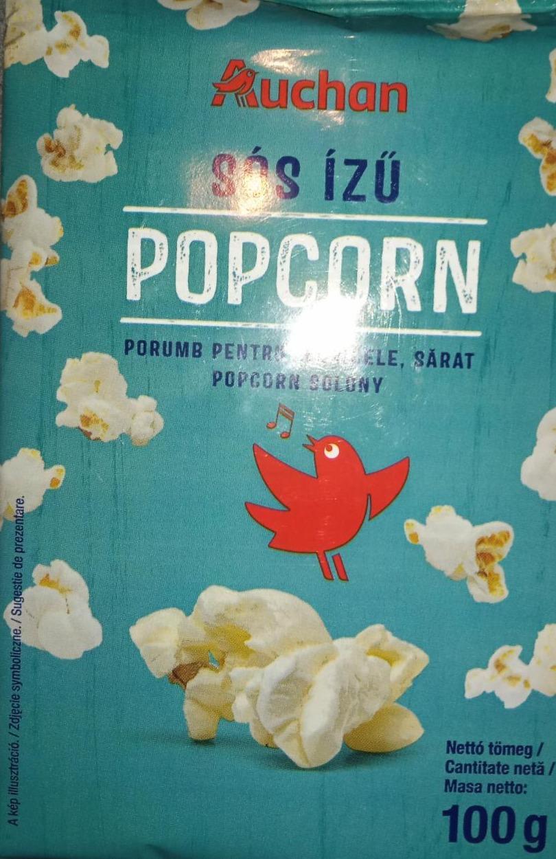 Zdjęcia - Popcorn solony Auchan