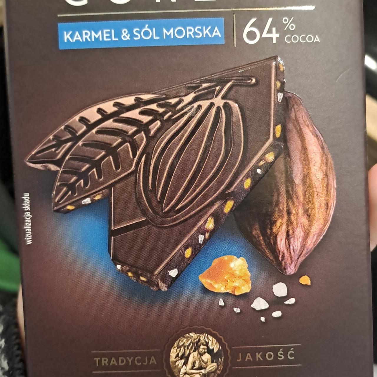Zdjęcia - Karmel & sól morska 64 % cocoa Wawel
