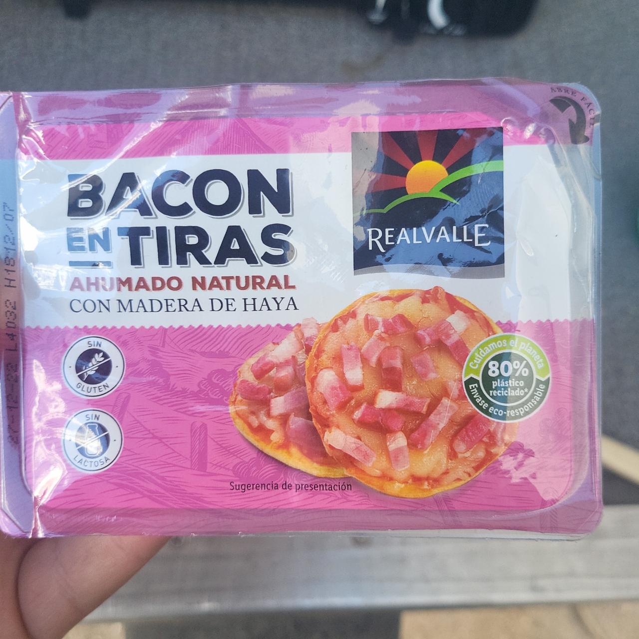 Zdjęcia - bacon en tiras ahumado natural realvalle