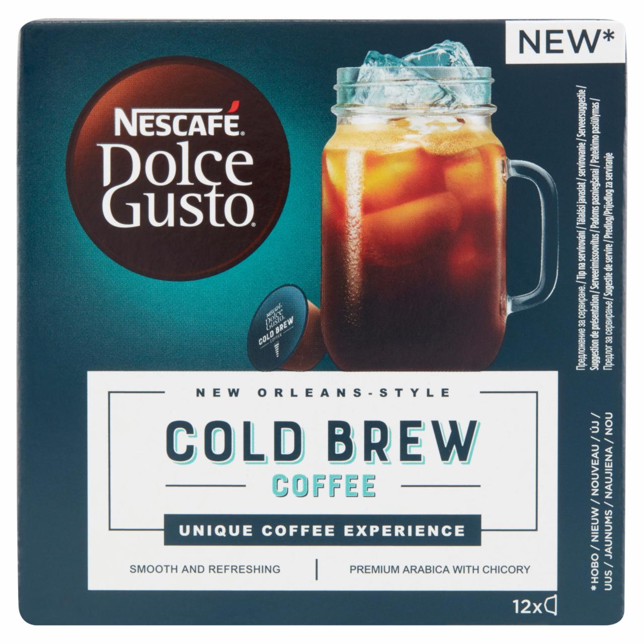 Zdjęcia - Nescafé Dolce Gusto Cold Brew Kawa w kapsułkach 116,4 g (12 x 9,7 g)