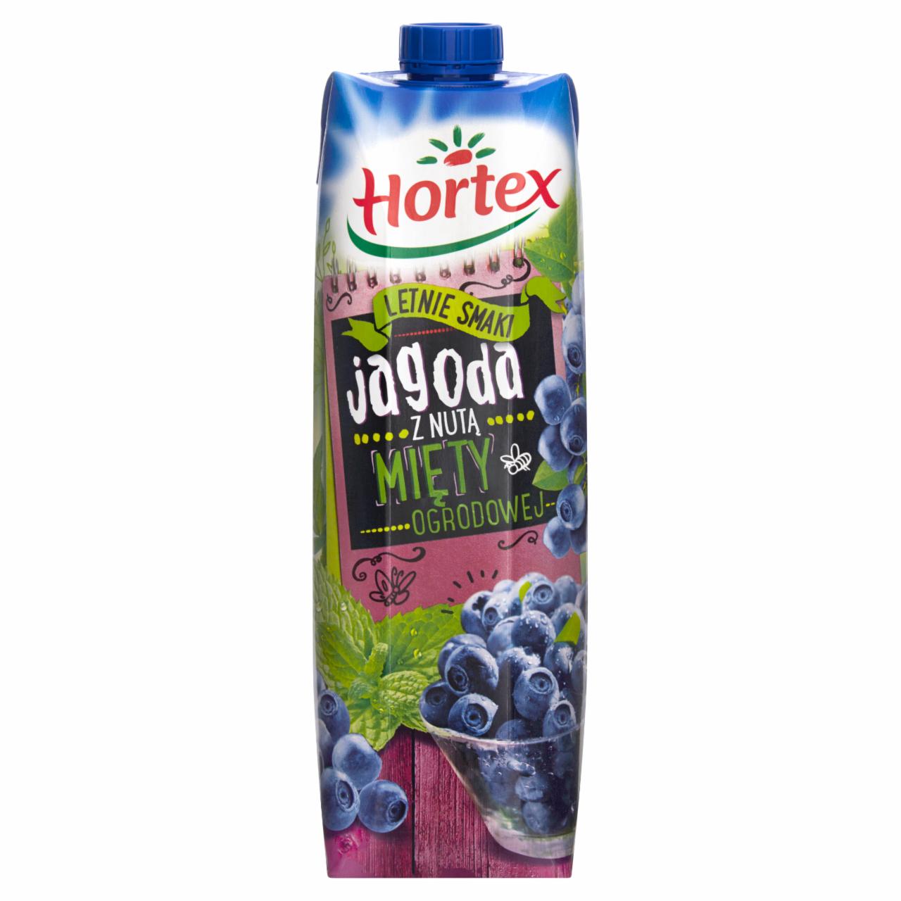 Zdjęcia - Hortex Letnie smaki Jagoda z nutą mięty ogrodowej Napój 1 l
