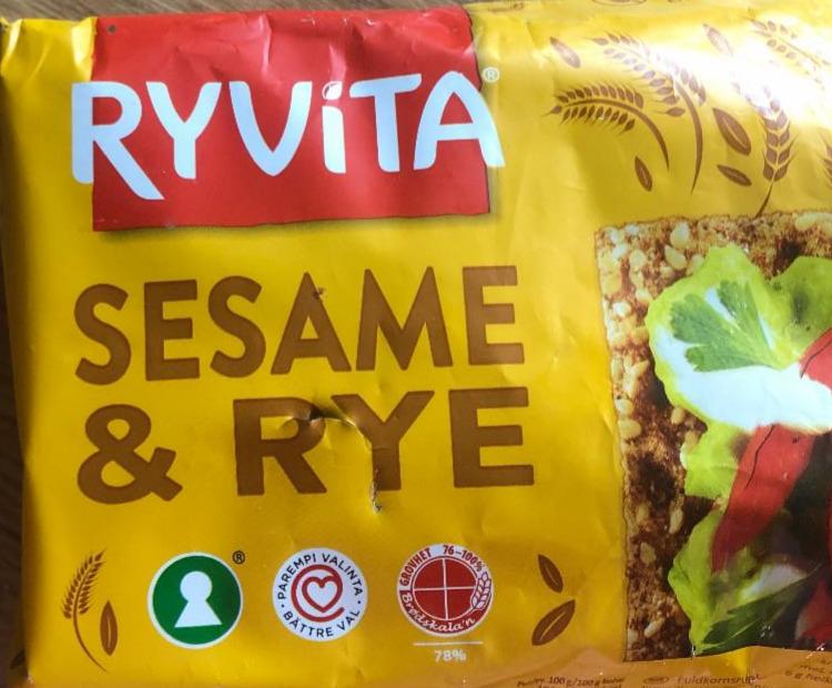 Zdjęcia - chrupkie pieczywo Ryvita sezam i ryż