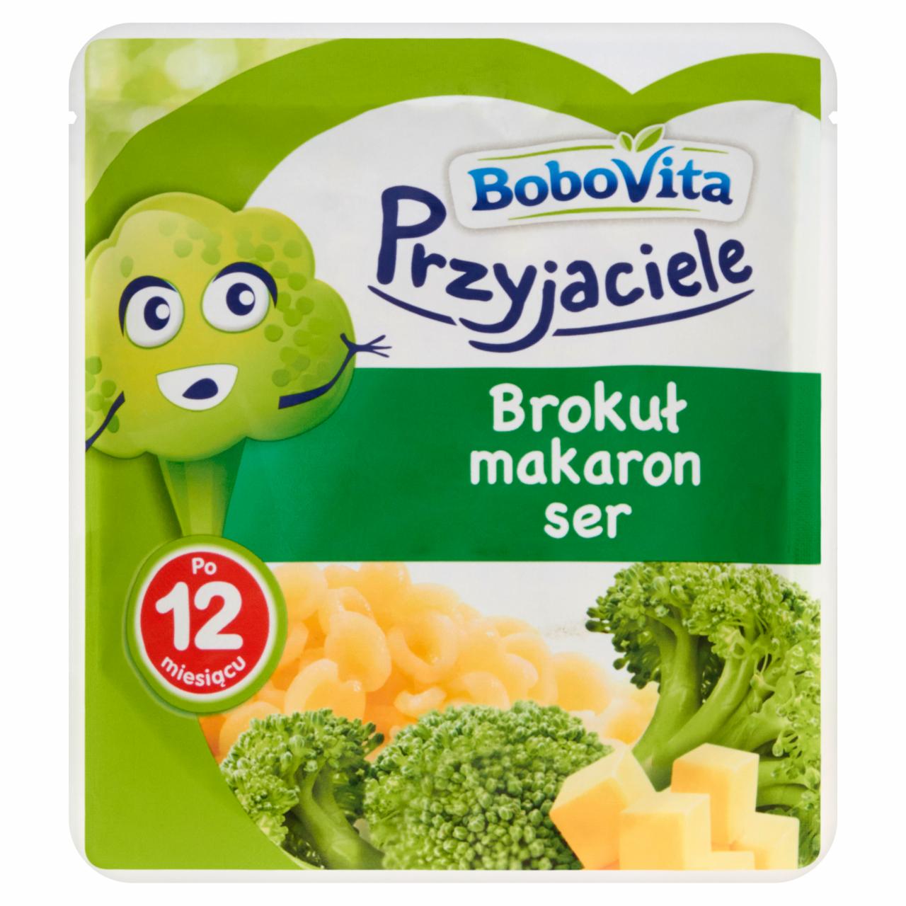 Zdjęcia - BoboVita Przyjaciele Brokuł makaron ser po 12 miesiącu 190 g