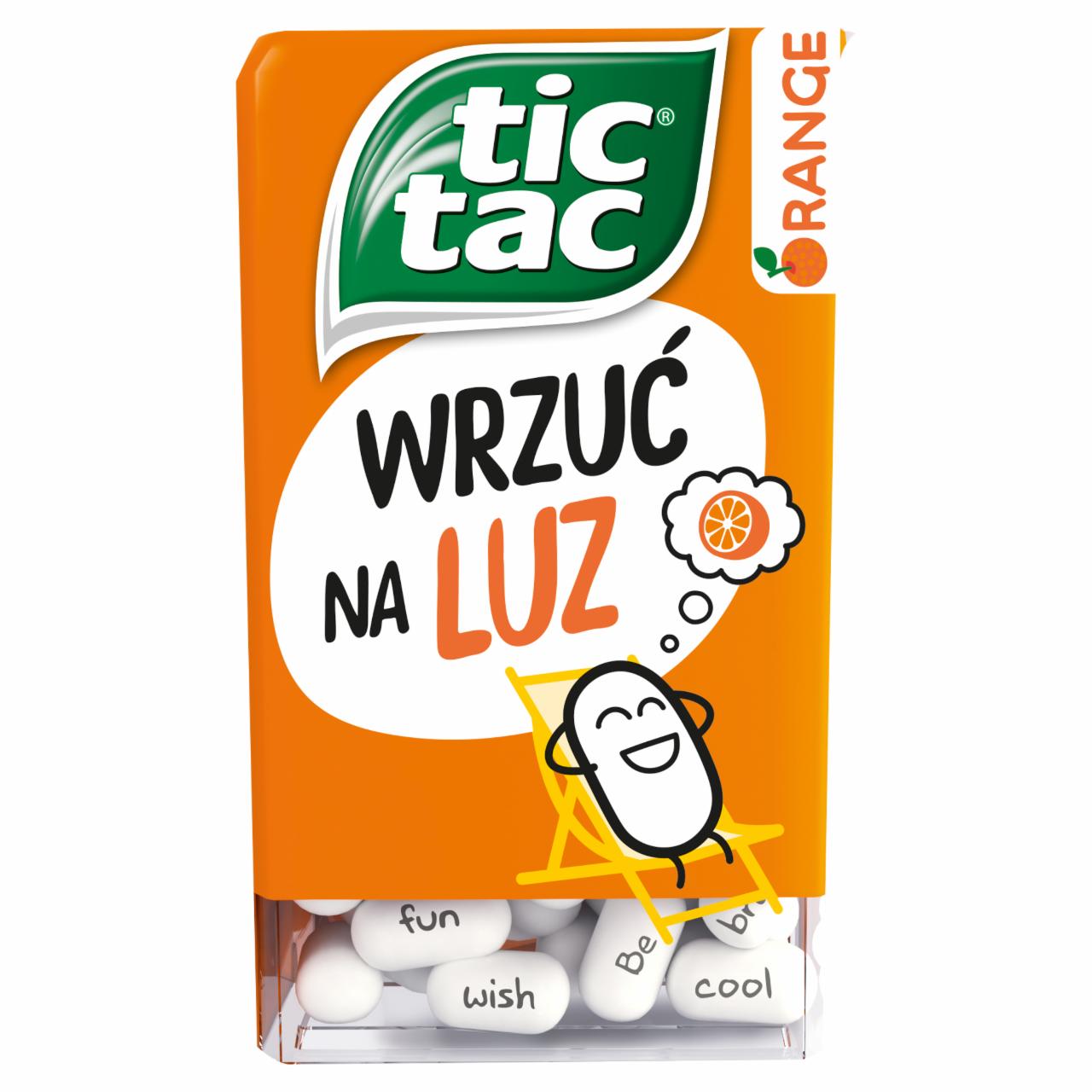 Zdjęcia - Drażetki o smaku pomarańczowym Tic Tac