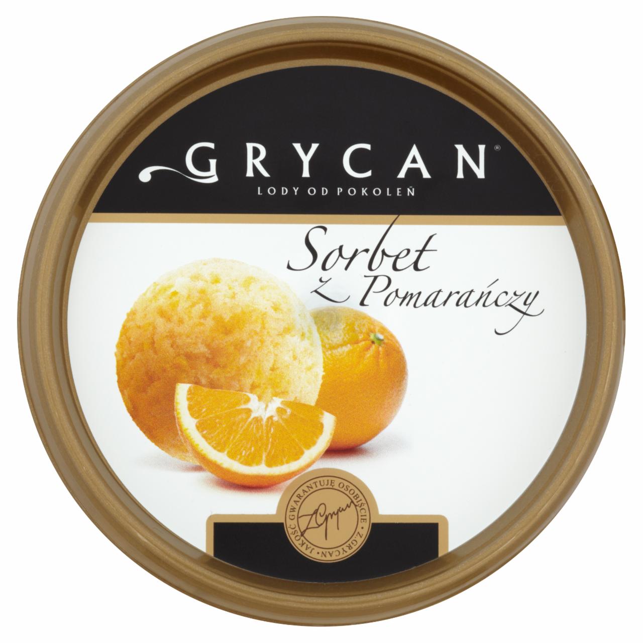 Zdjęcia - Grycan Sorbet z pomarańczy 500 ml