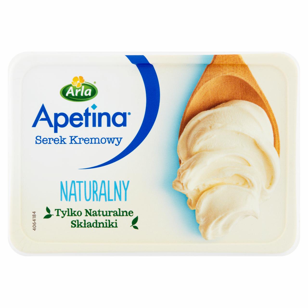 Zdjęcia - Arla Apetina Serek kremowy naturalny 125 g