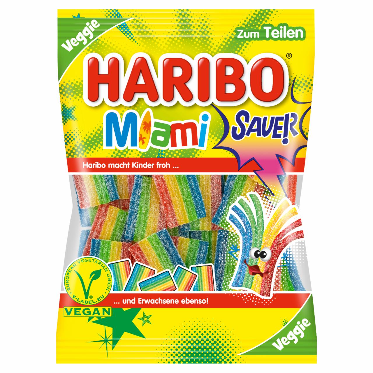 Zdjęcia - HARIBO Miami Sauer Żelki owocowe 175 g