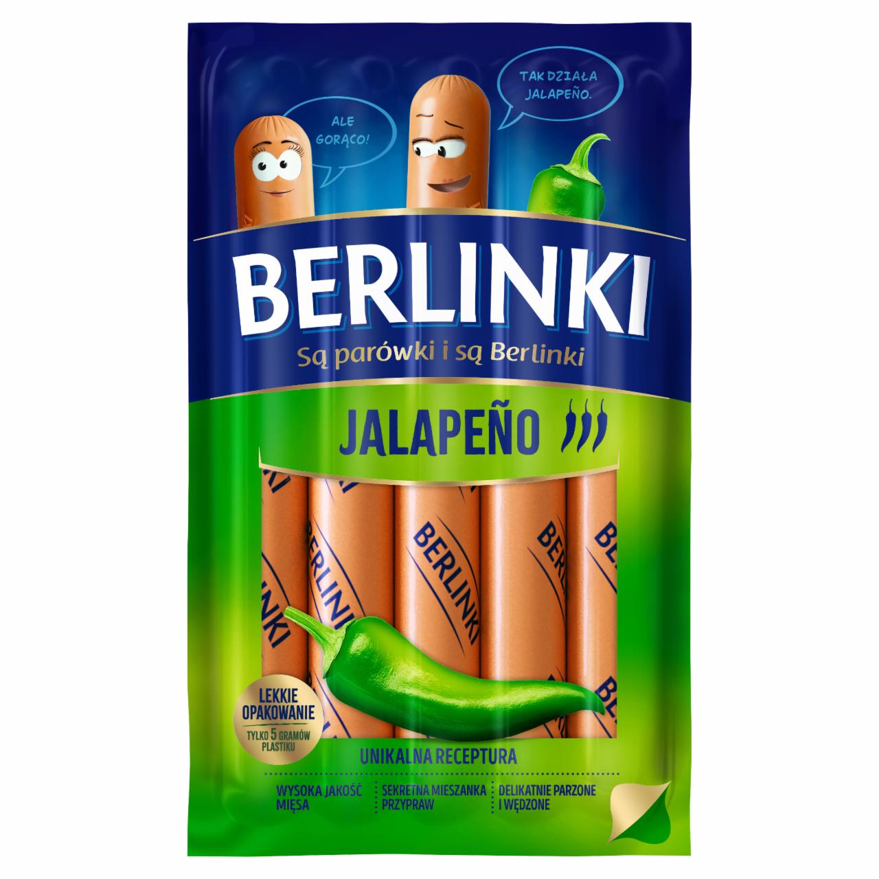 Zdjęcia - Parówki jalapeño 250 g Berlinki