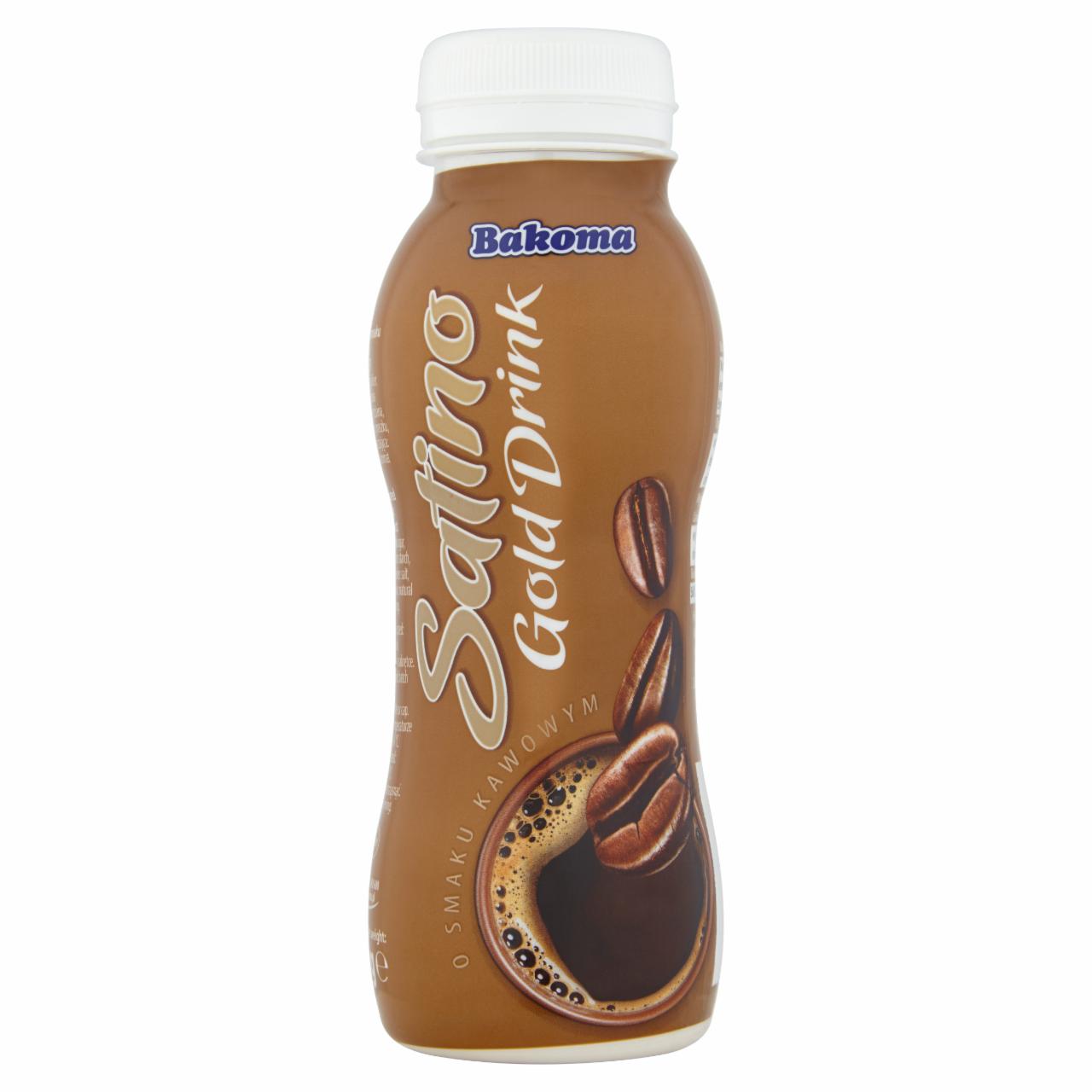 Zdjęcia - Bakoma Satino Gold Drink Napój mleczny o smaku kawowym 230 g