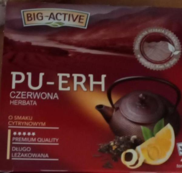 Zdjęcia - herbata czerwona big active pu erh w torebkach