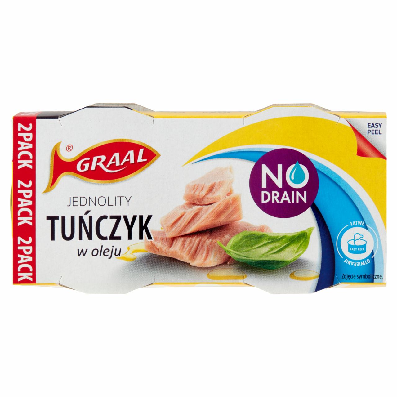 Zdjęcia - Graal Jednolity tuńczyk w oleju 120 g (2 x 60 g)
