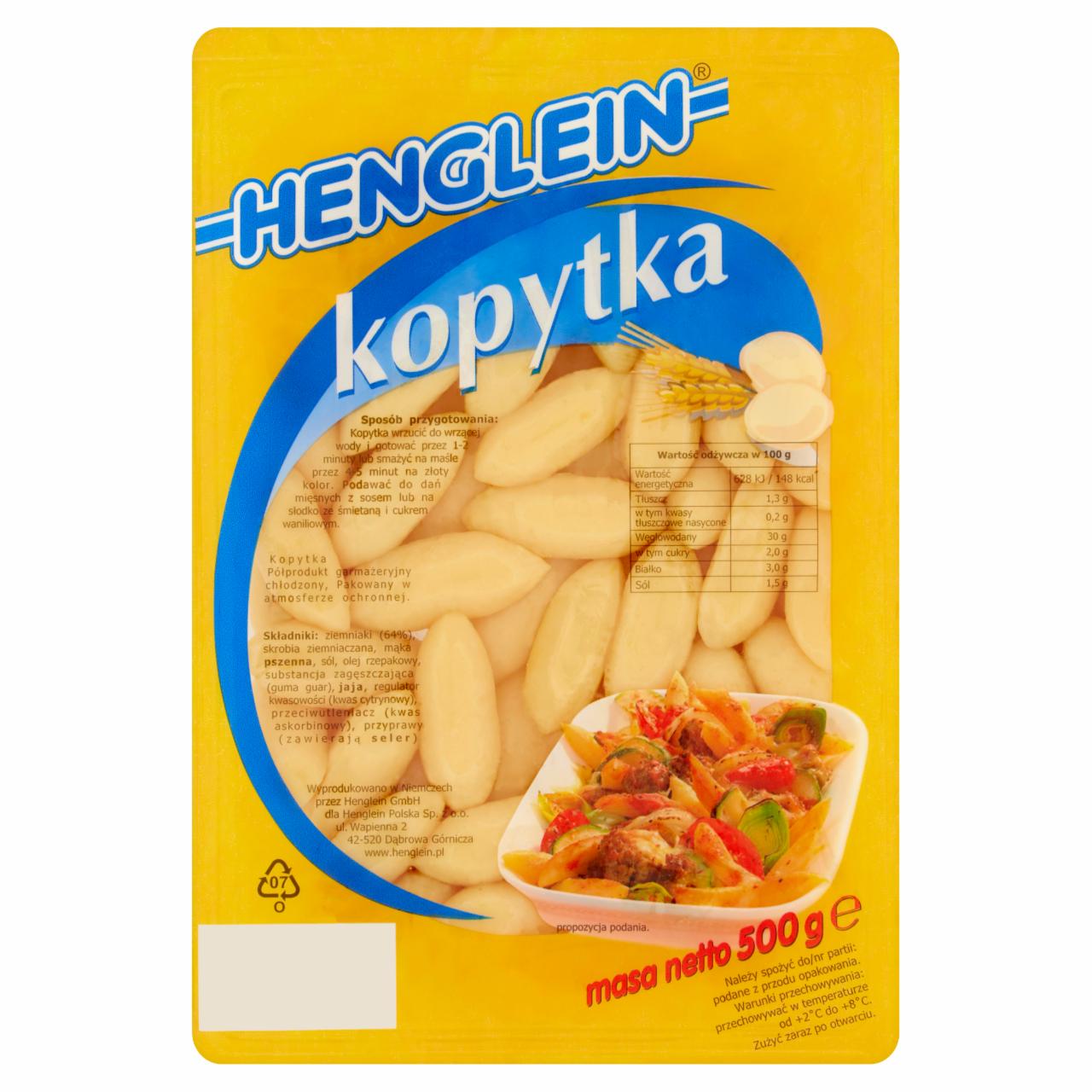 Zdjęcia - Henglein Kopytka 500 g