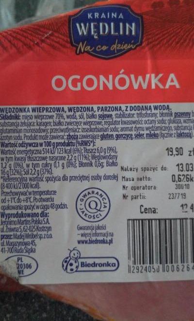 Zdjęcia - Ogonówka Kraina Wędlin