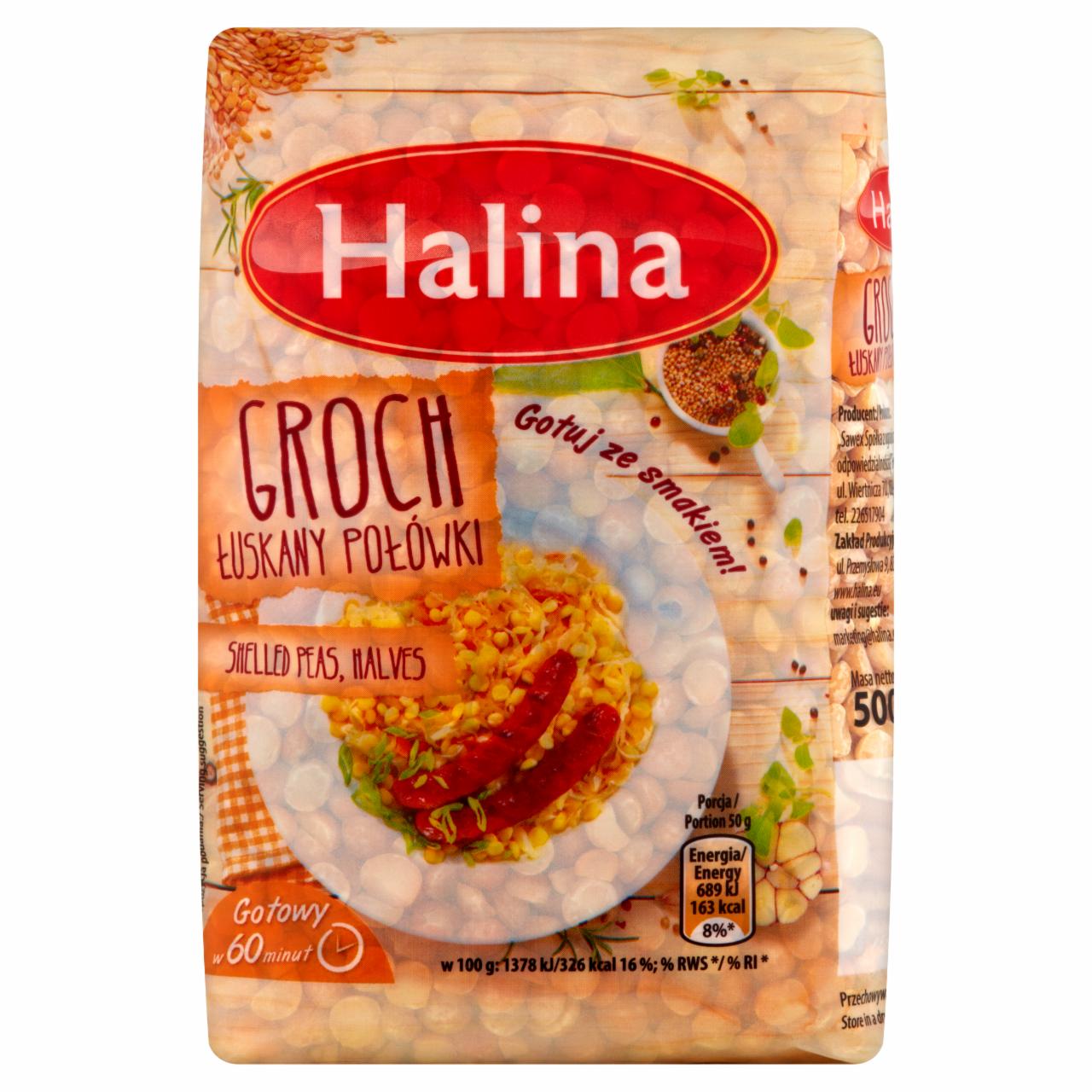 Zdjęcia - Halina Groch łuskany połówki 500 g