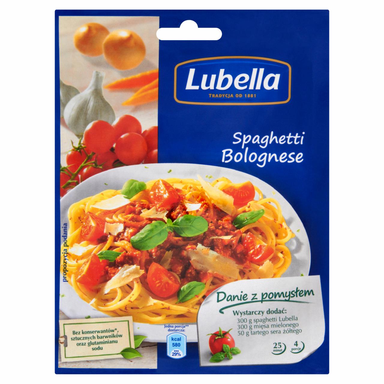 Zdjęcia - Lubella Danie z pomysłem Spaghetti Bolognese 47 g