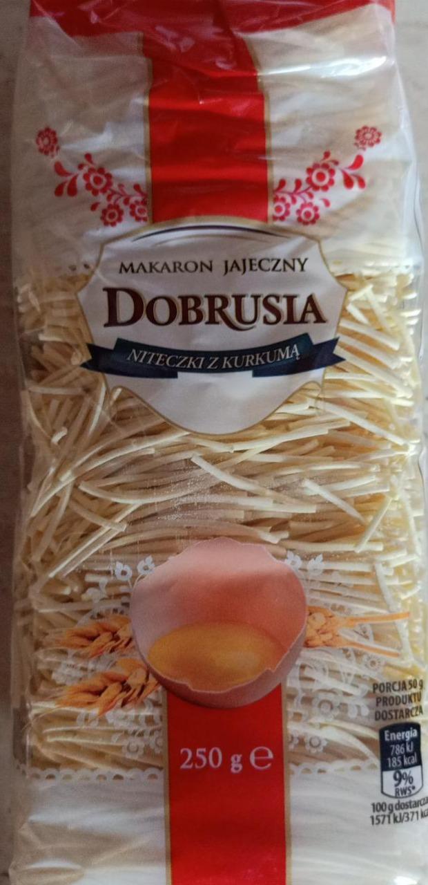 Zdjęcia - Makaron jajeczny Dobrusia Niteczki z kurkumą 250 g