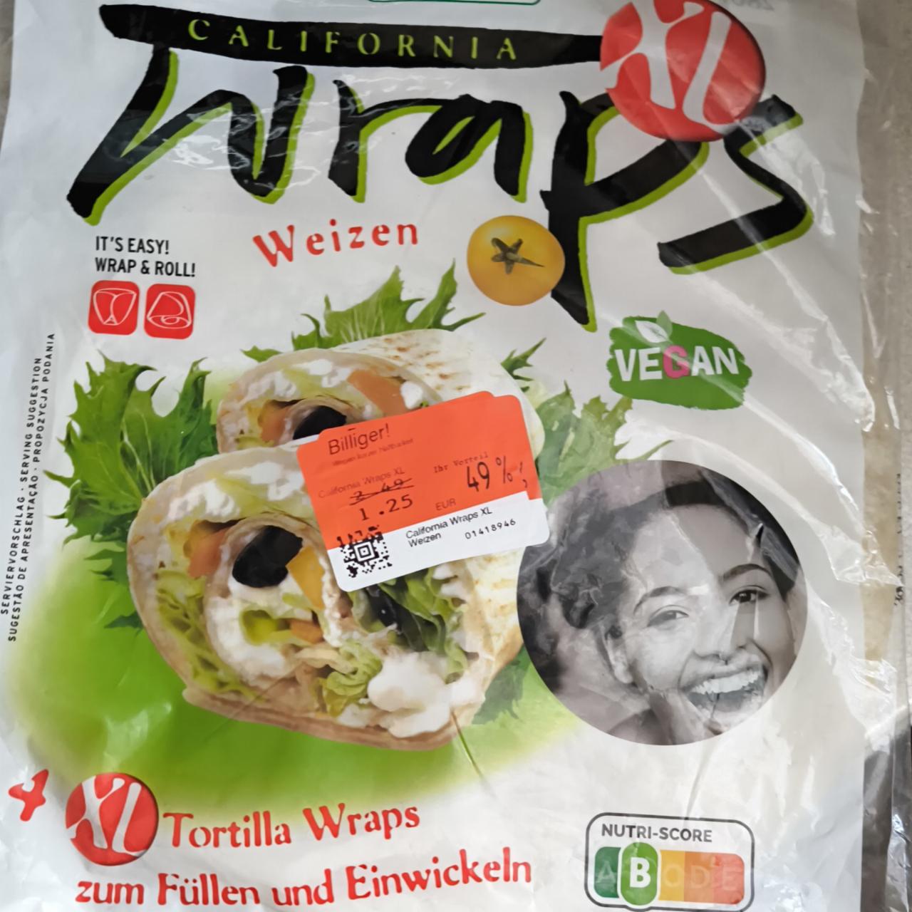 Zdjęcia - Wraps Weizen vegan Mestemacher