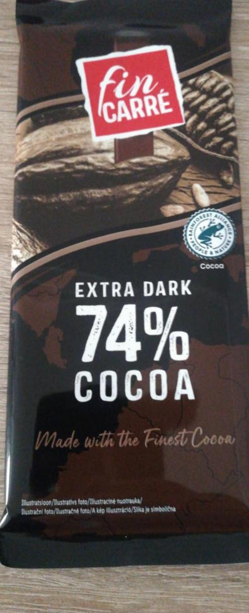Zdjęcia - Fin Carre czekolada gorzka 74% kakao
