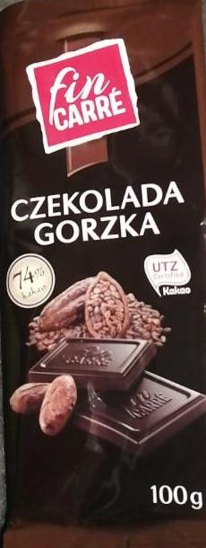 Zdjęcia - Fin Carre czekolada gorzka 74% kakao