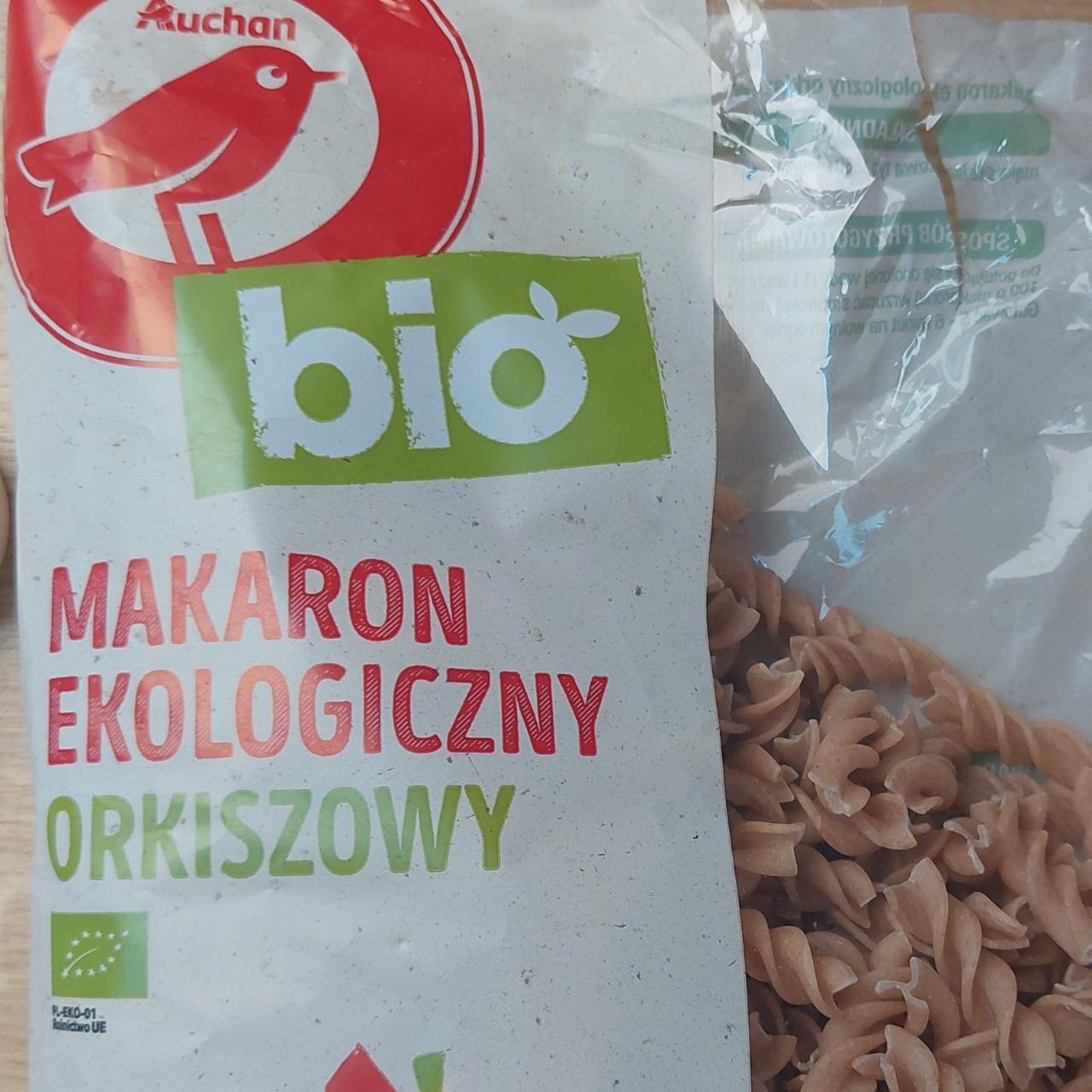 Zdjęcia - Bio makaron ekologiczny orkiszowy Auchan