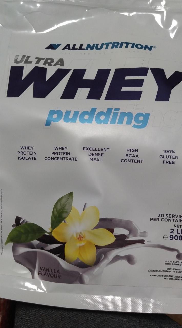Zdjęcia - Ultra Whey pudding Vanilla Allnutrition