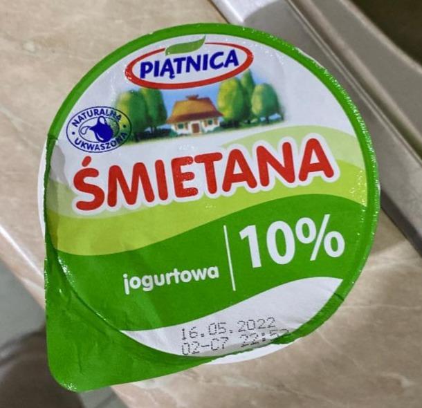 Zdjęcia - Piątnica Śmietana jogurtowa 10% 200 g