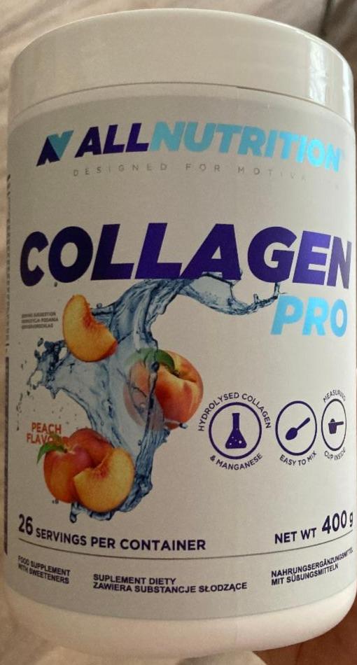 Zdjęcia - Collagen Pro Peach Flavor Allnutrition