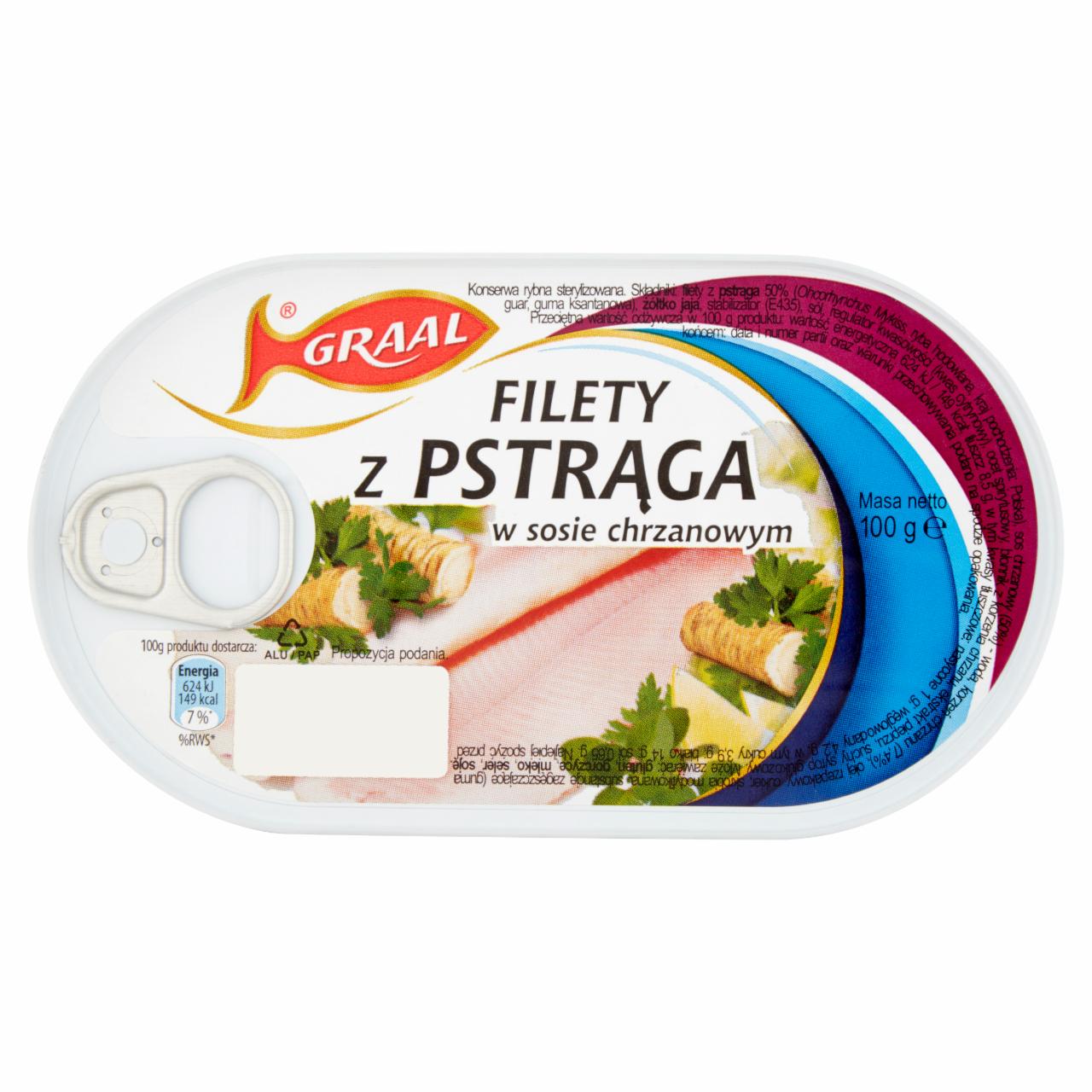 Zdjęcia - GRAAL Filety z pstrąga w sosie chrzanowym 100 g