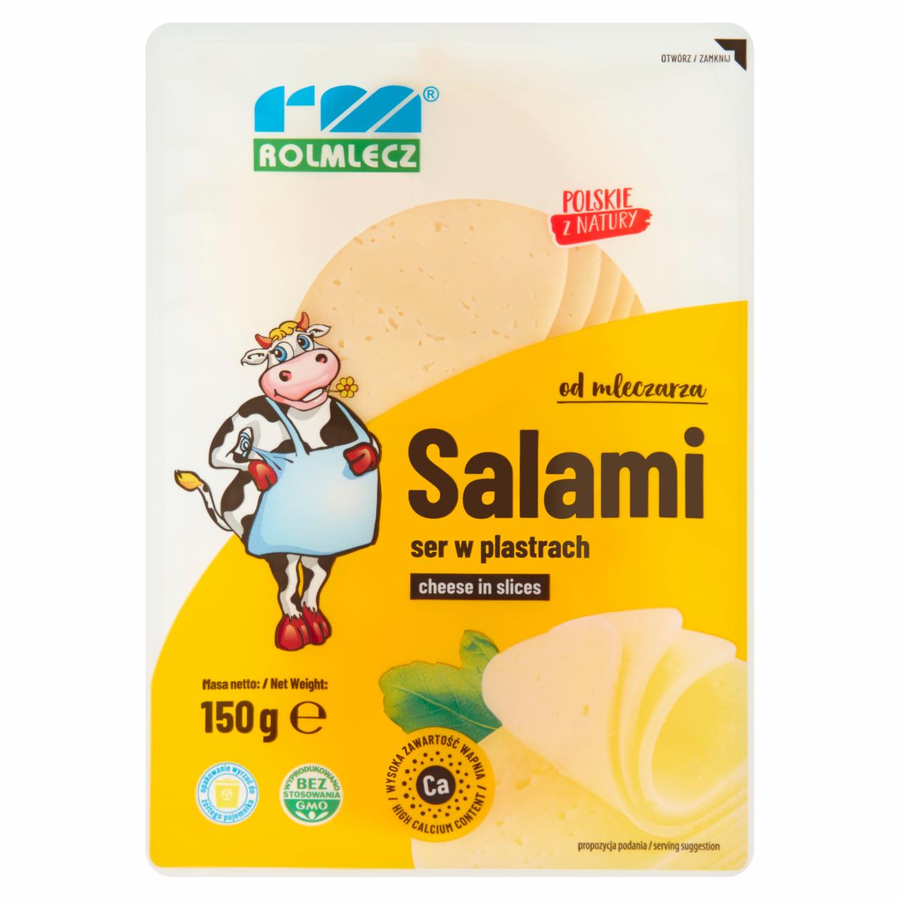 Zdjęcia - Rolmlecz Ser Salami w plastrach 150 g