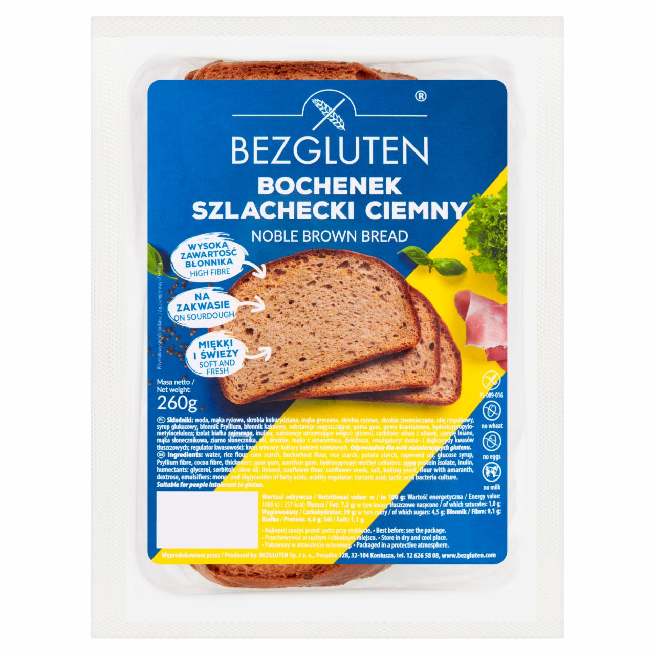 Zdjęcia - Bezgluten Bochenek szlachecki ciemny 260 g