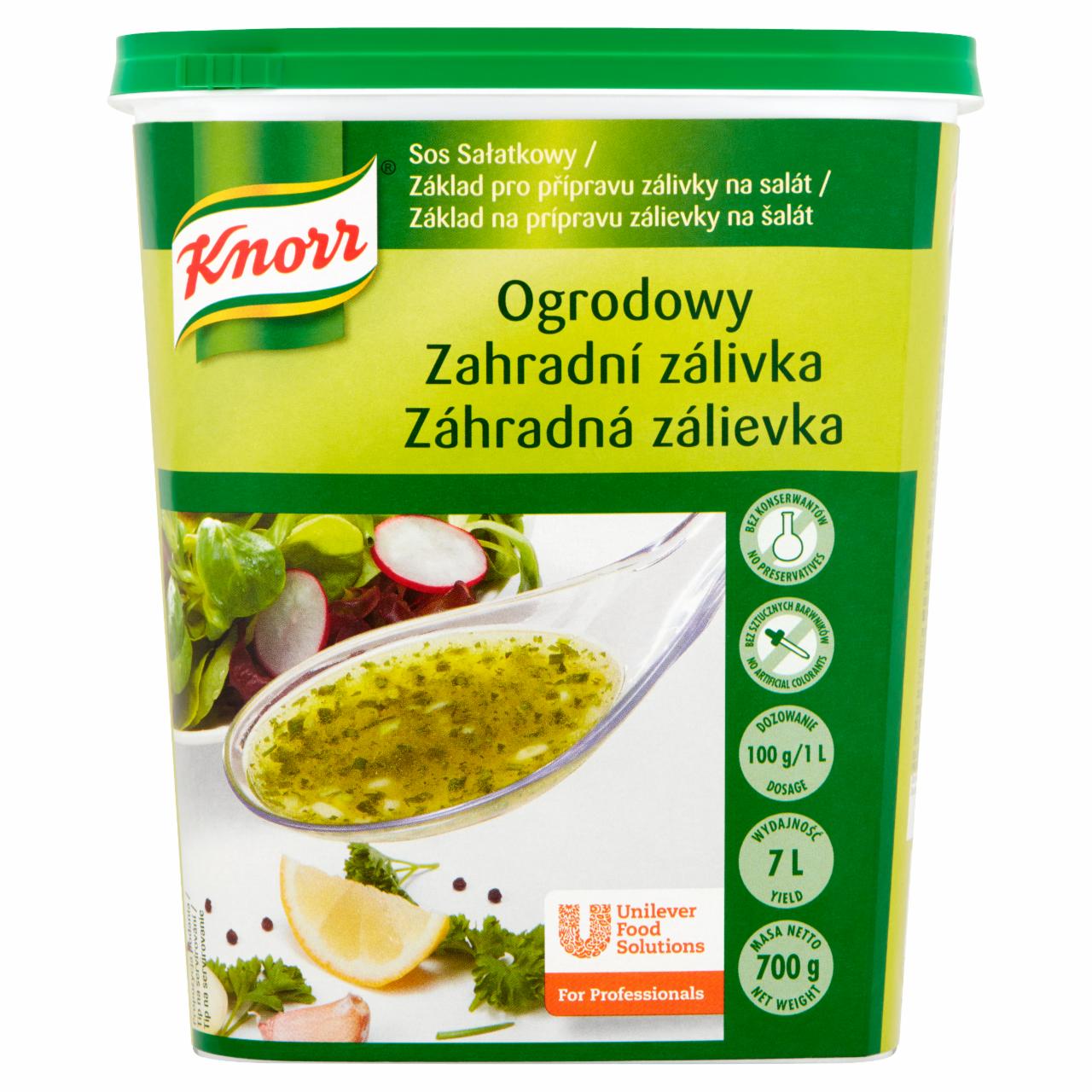 Zdjęcia - Knorr Sos sałatkowy ogrodowy 700 g