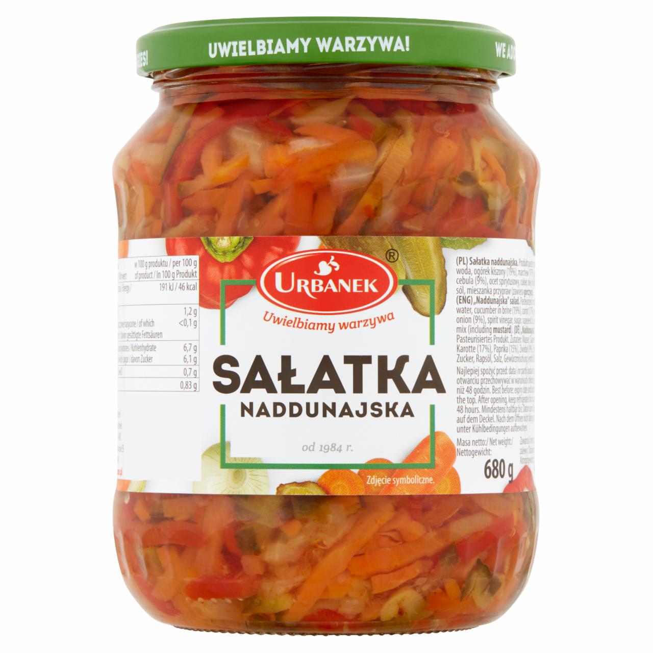 Zdjęcia - Urbanek Sałatka naddunajska 680 g