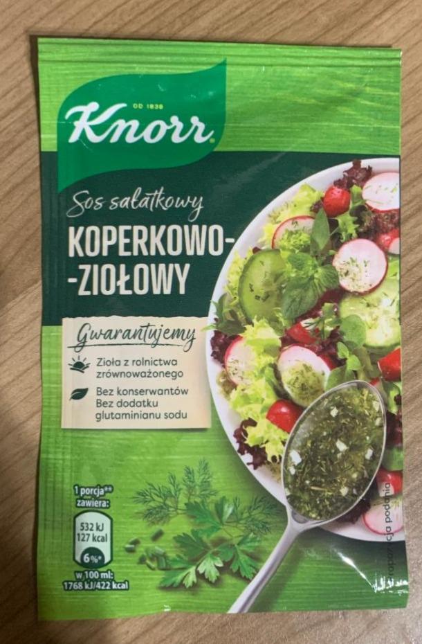 Zdjęcia - Sos sałatkowy koperkowo-ziołowy Knorr