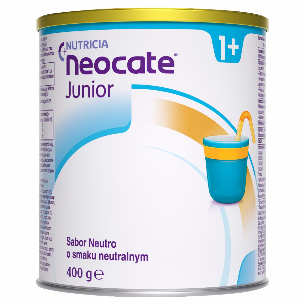 Zdjęcia - Nutricia Neocate Junior 1+ Żywność specjalnego przeznaczenia medycznego o smaku neutralnym 400 g