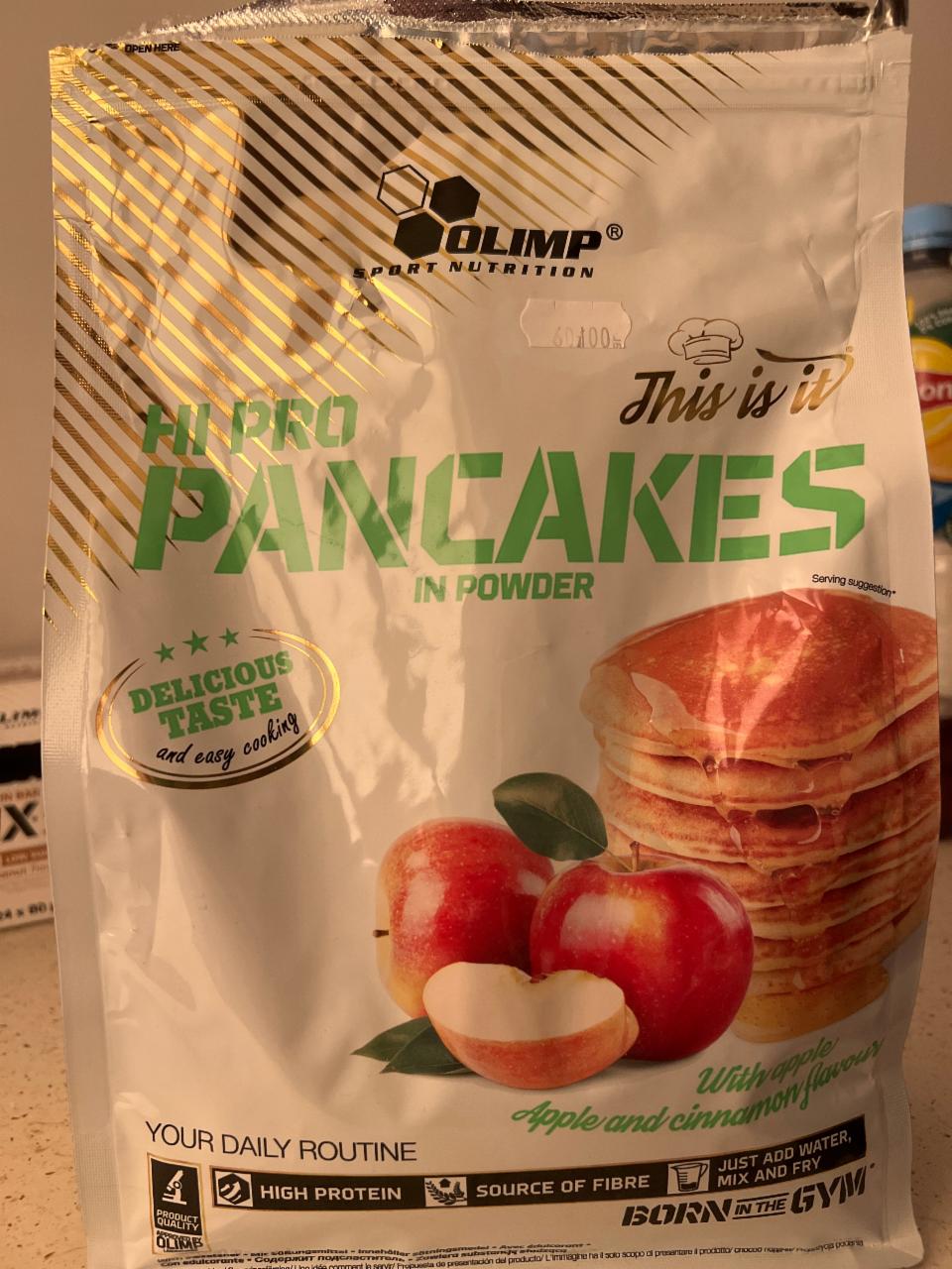 Zdjęcia - Hi Pro Pancakes Apple with cinnamon Olimp sport nutrition