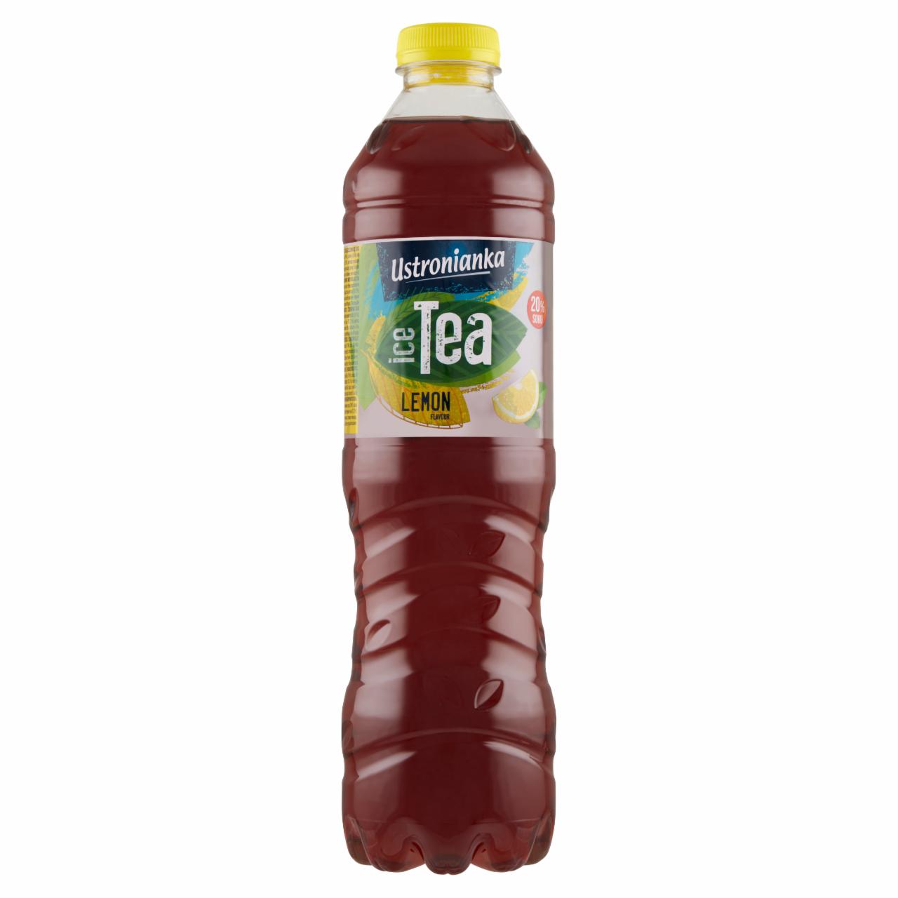 Zdjęcia - Ustronianka Ice Tea Napój niegazowany o smaku cytrynowym 1,5 l