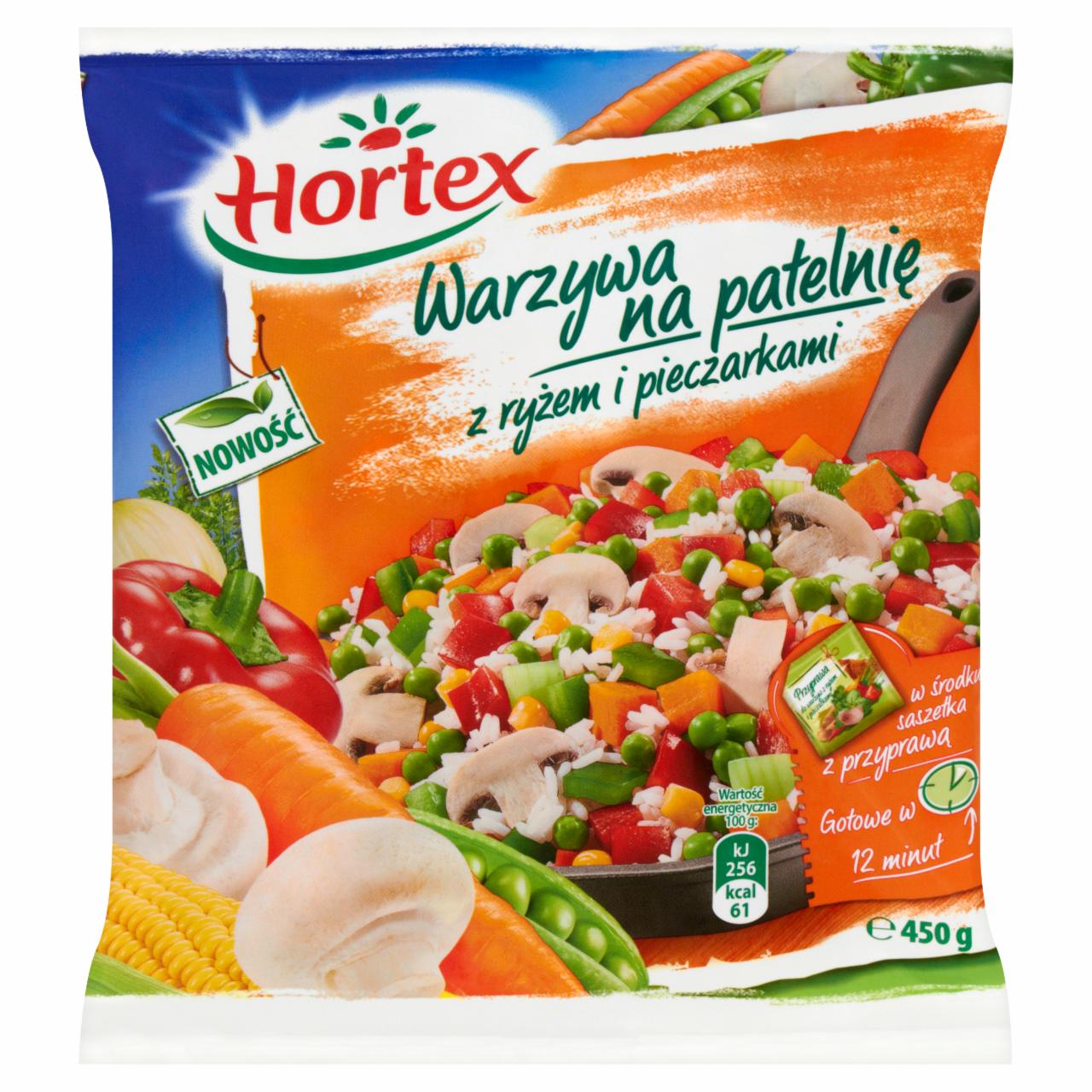 Zdjęcia - Warzywa na patelnię z ryżem i pieczarkami Hortex