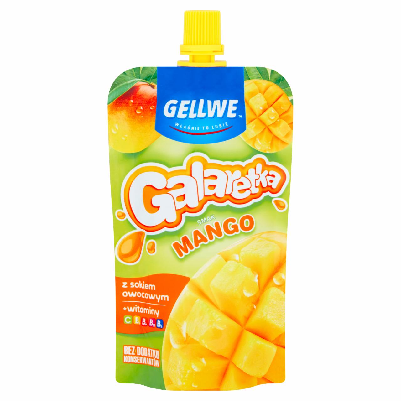 Zdjęcia - Gellwe Galaretka smak mango 90 g