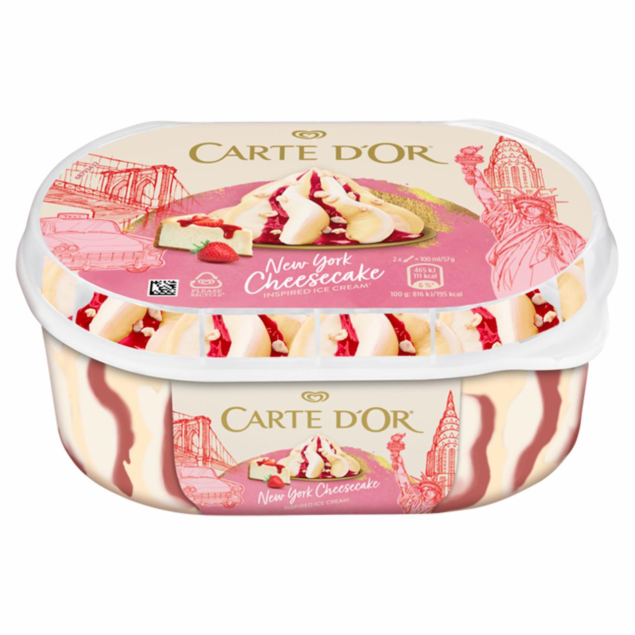Zdjęcia - Carte D'Or Lody o smaku sernika i lody o smaku ciastek 900 ml