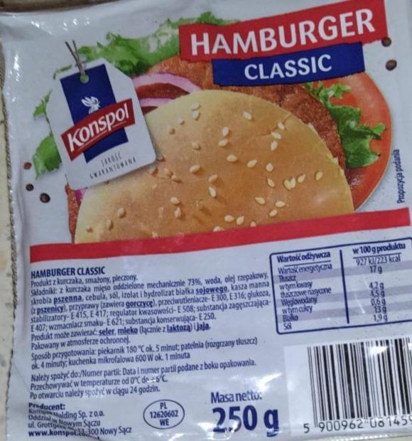 Zdjęcia - hamburger classic konspol