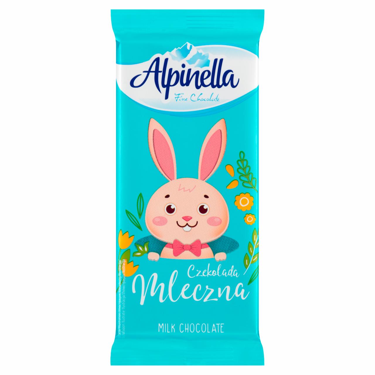 Zdjęcia - Alpinella Czekolada mleczna 90 g