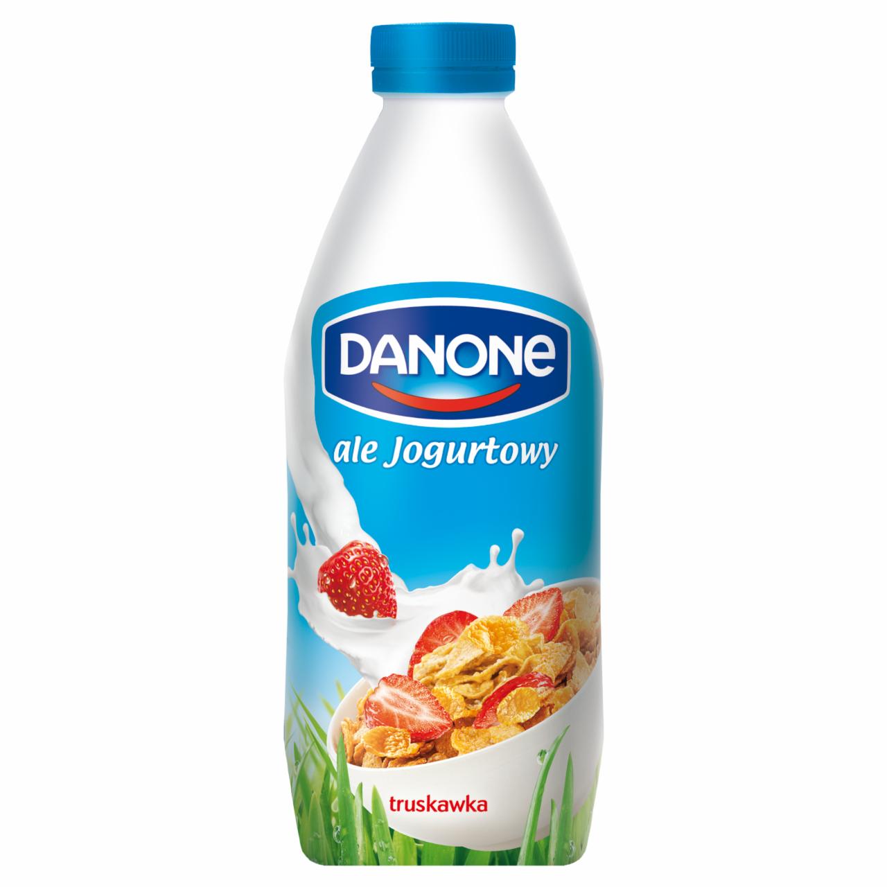 Zdjęcia - Danone ale Jogurtowy Truskawka Napój jogurtowy 750 g