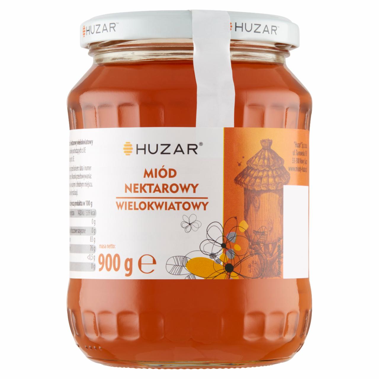 Zdjęcia - Huzar Miód nektarowy wielokwiatowy 900 g