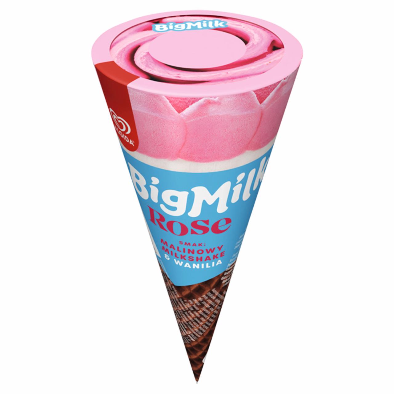 Zdjęcia - Big Milk Rose Lody smak malinowy shake & wanilia 115 ml