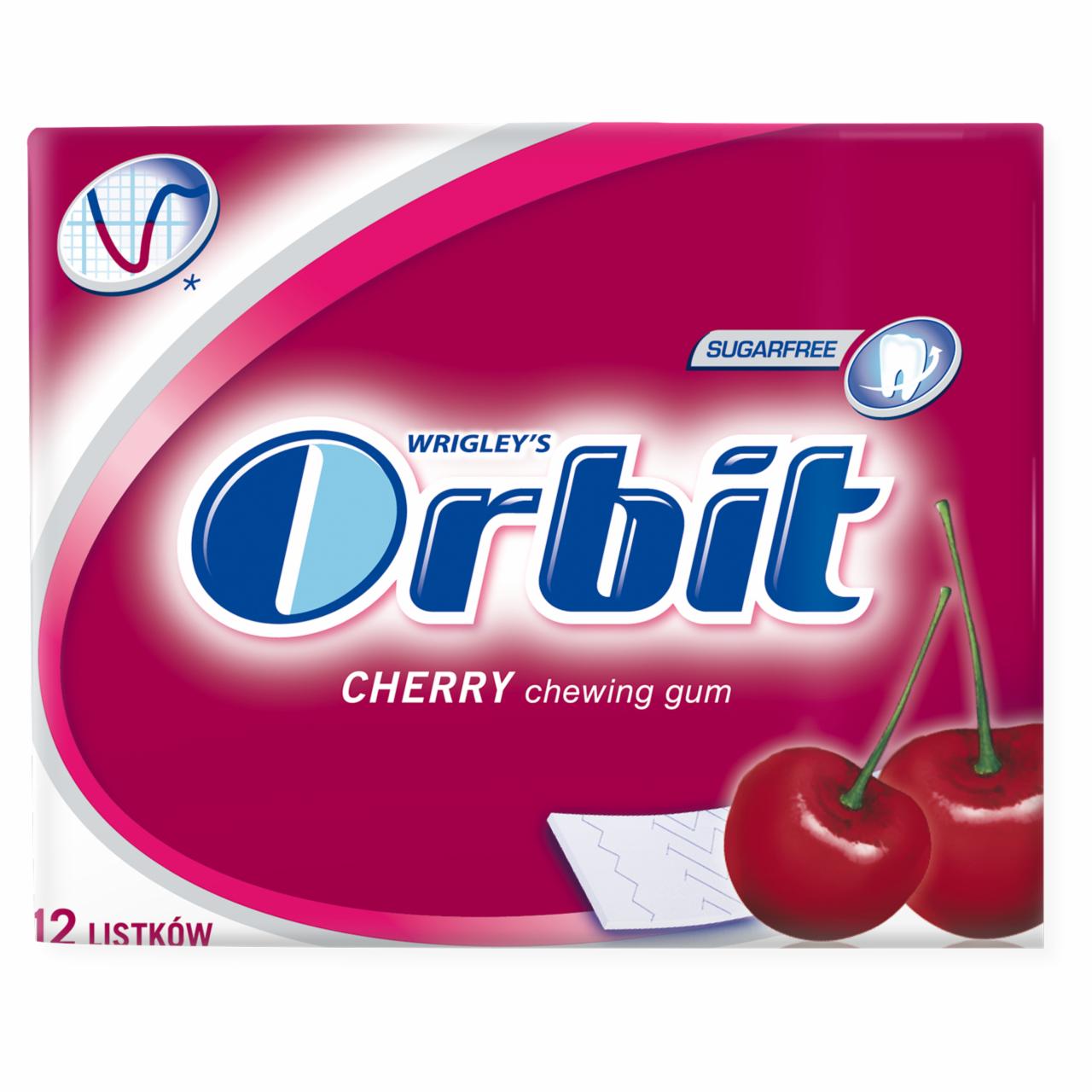 Zdjęcia - Orbit Cherry Guma do żucia bez cukru 31 g (12 listków)