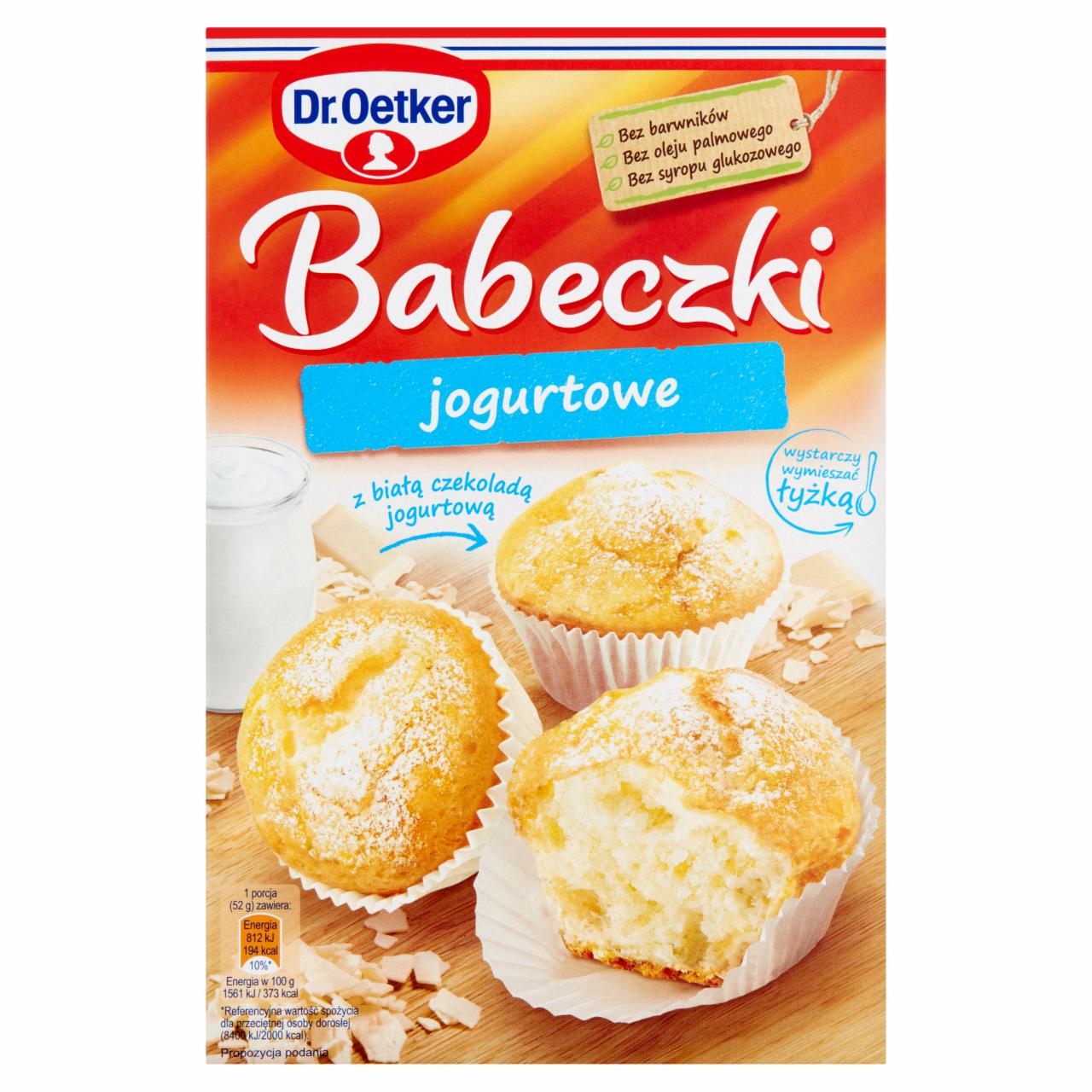 Zdjęcia - Babeczki jogurtowe Dr. Oetker