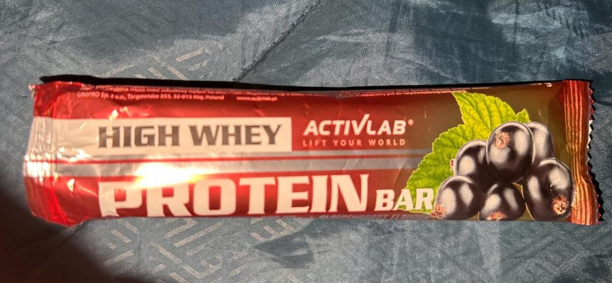 Zdjęcia - protein bar blackcurrant flavour Activlab